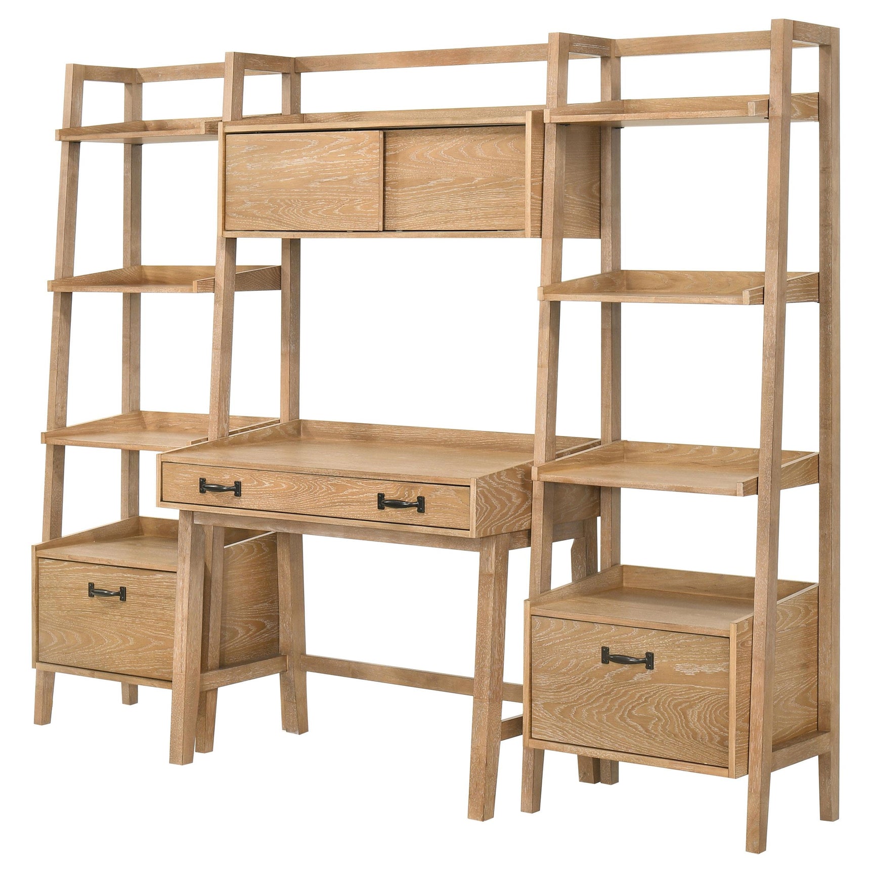 Center bridge with storage cubbies in Fabian set