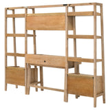 Side profile of writing desk in Fabian set