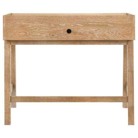 Side profile highlighting desk structure