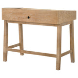 Fabian 38-inch Computer Desk with Keyboard Drawer Distressed Light Brown