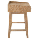 Fabian 38-inch Computer Desk with Keyboard Drawer Distressed Light Brown