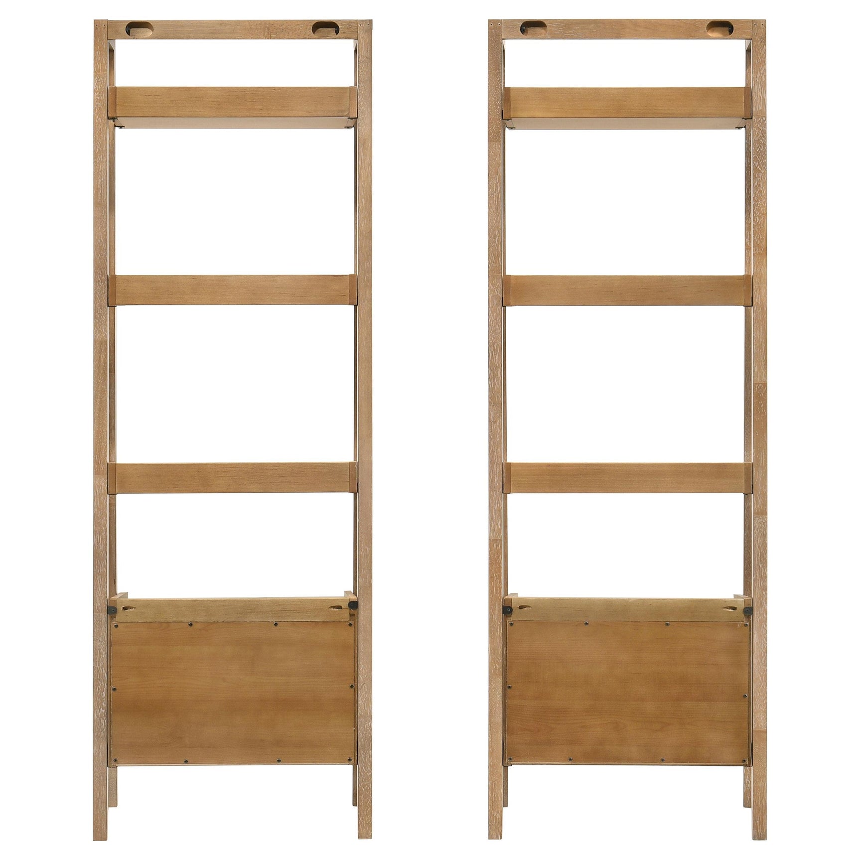 Fabian bookshelf set with decorative items displayed
