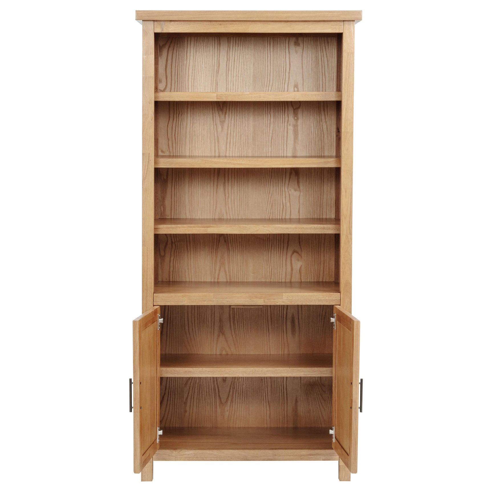 Vermes home office cabinet side angle showing open shelving
