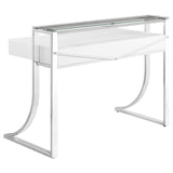 Top-down view of Gemma desk workspace surface