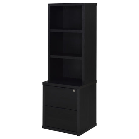 Open shelving on Westpark bookcase