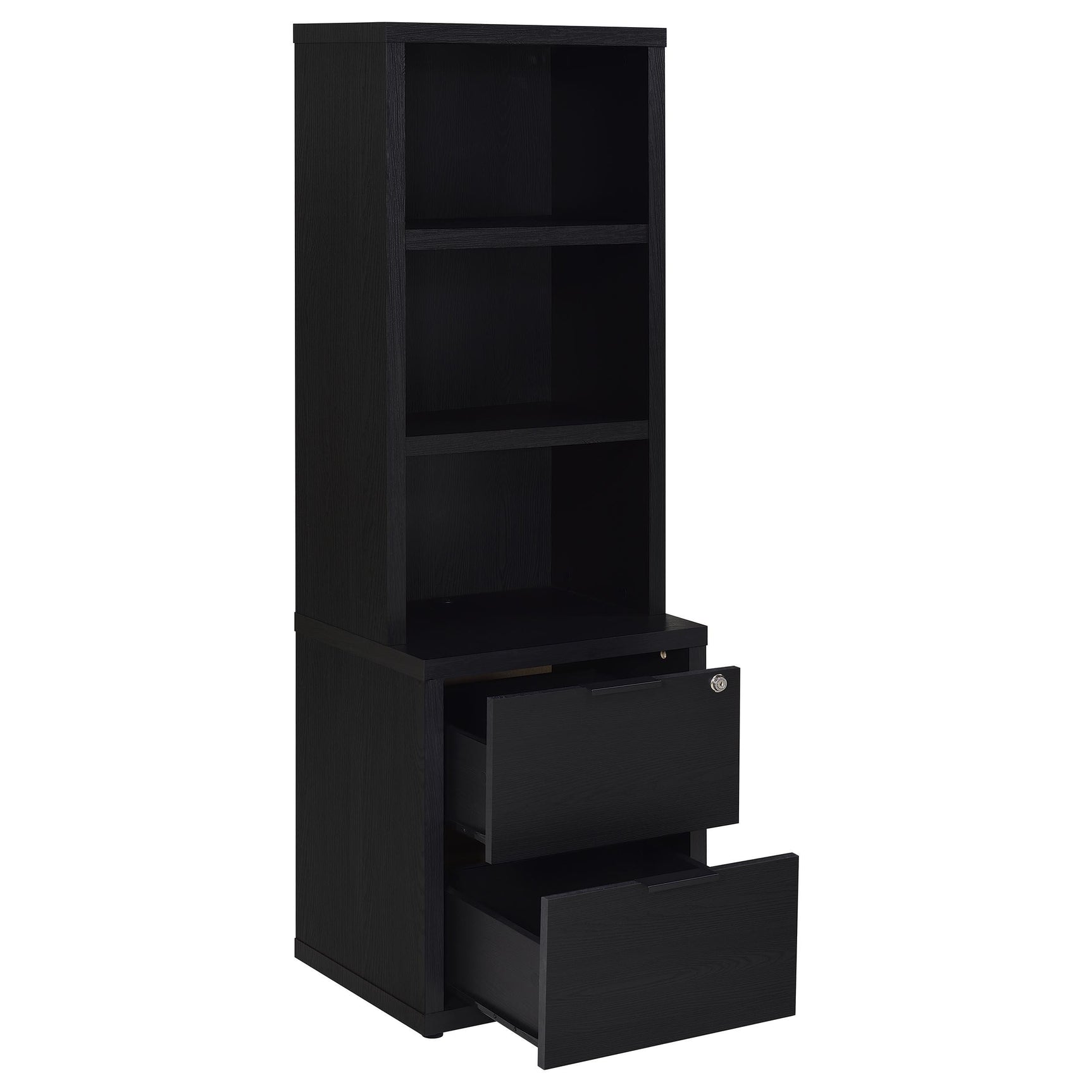 Close-up of lockable drawer on Westpark bookcase