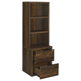 Close-up of locking top drawer on Westpark bookcase unit