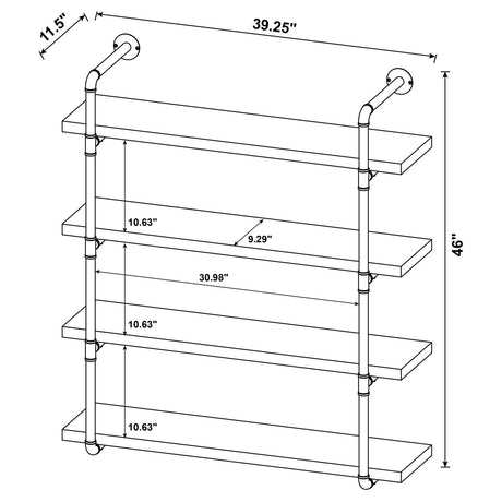 Elmcrest wall shelf displayed in room setting