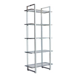 Hartford Glass Shelf Bookcase detail of shelves