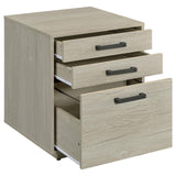Open drawer showing file storage capacity