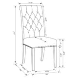 Phelps Ivory Rectangular Dining Room Set with Table and 4 Side Chairs — product image 20