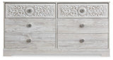 Paxberry Whitewash Dresser — front view