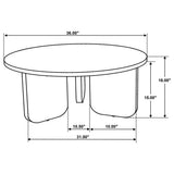 Dale 2-Piece Round Mango Wood Coffee and End Table Set Honey Mango — product image 9