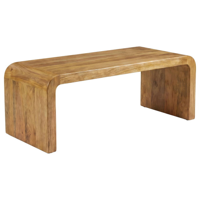 Booker Rectangular Mango Wood Coffee Table Natural — product view
