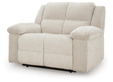 Orlen Winter Performance Fabric,Next-Gen Nuvella™,Chenille Oversized Recliner from Decor Furniture