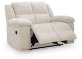 Orlen Winter Performance Fabric,Next-Gen Nuvella™,Chenille Oversized Recliner angled view