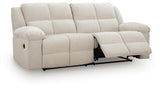 Orlen Winter Performance Fabric,Next-Gen Nuvella™,Chenille Reclining Sofa angled view