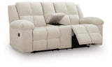 Orlen Winter Performance Fabric,Next-Gen Nuvella™,Chenille Reclining Loveseat with Console angled view
