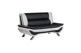Front view angle of Veloce sofa and loveseat set