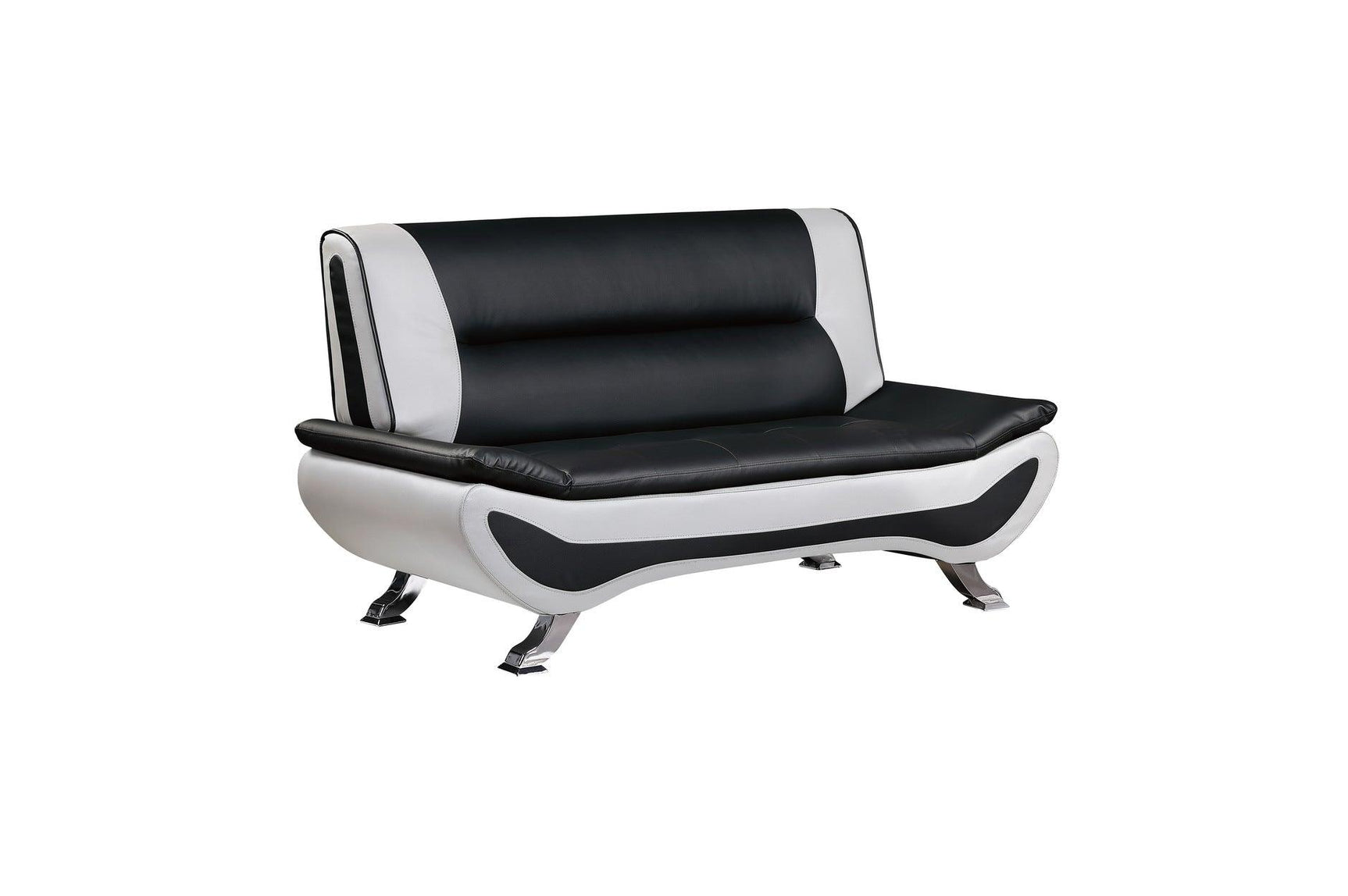 Front view angle of Veloce sofa and loveseat set