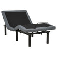 Weston Twin Dual-Motor Massage Adjustable Bed Base in Black and Grey — product view
