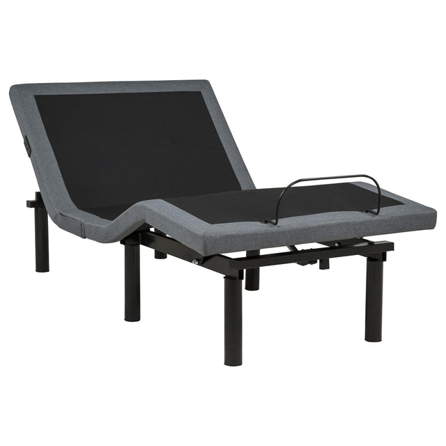 Weston Twin Dual-Motor Massage Adjustable Bed Base in Black and Grey — product view