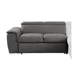 Ferriday Gray 2-Piece Sectional with Adjustable Headrests