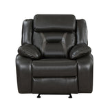 Amite Dark Gray Glider Recliner