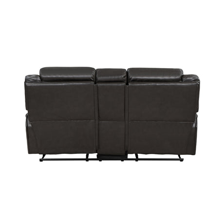 Amite loveseat partially reclined seat position