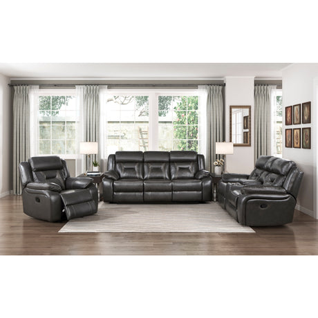 Top down view of Amite loveseat showing seat width and arms