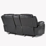 Bastrop Reclining Loveseat extended reclining position