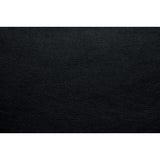 Color swatch of black faux leather upholstery