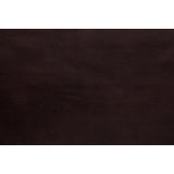 Close-up detail of Bastrop brown faux leather material