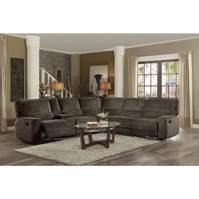 Shreveport Brown section sectional top view