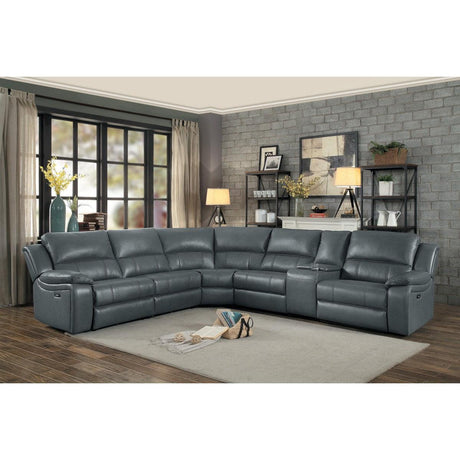 Falun Gray sectional arranged in modular setup