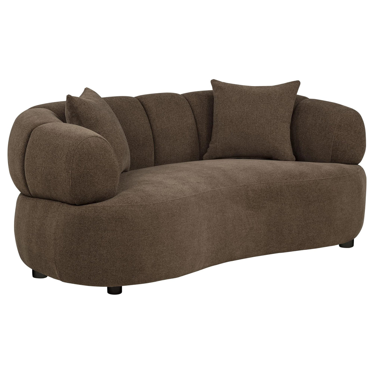 Casarin Brown Fabric 2-Piece Sofa and Loveseat Set — product image 4