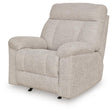 Hoyne Park Cobble Stone Performance Fabric,Next-Gen Nuvella™,Chenille Recliner from Decor Furniture