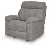 Hoyne Park Smoke Performance Fabric,Next-Gen Nuvella™,Chenille Recliner from Decor Furniture