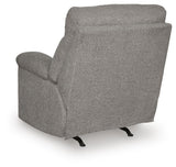 Hoyne Park Smoke Performance Fabric,Next-Gen Nuvella™,Chenille Recliner view 5