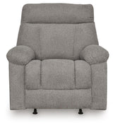 Hoyne Park Smoke Performance Fabric,Next-Gen Nuvella™,Chenille Recliner view 4
