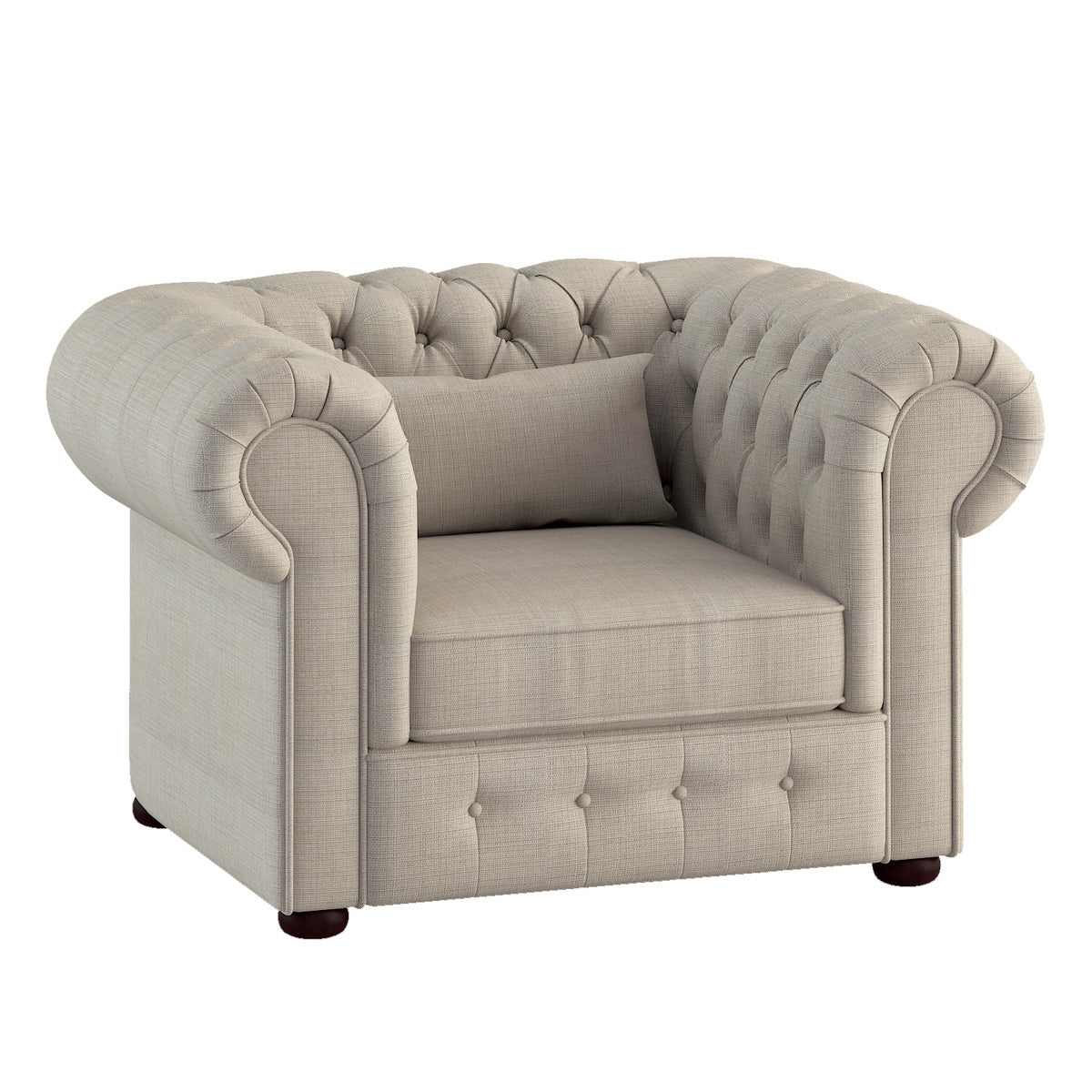 Savonburg Neutral Fabric Chair