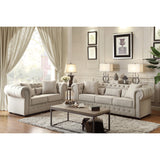 Savonburg Neutral Fabric Sofa