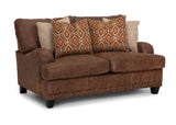 Franklin Walnut Oversized 2-Piece Living Room Set
