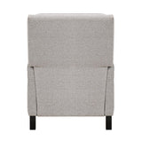 Berenson Coconut recliner open fully reclined position