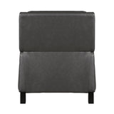 Berenson Gray Recliner Chair with extended footrest