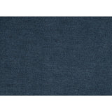 Fabric swatch of blue textured upholstery