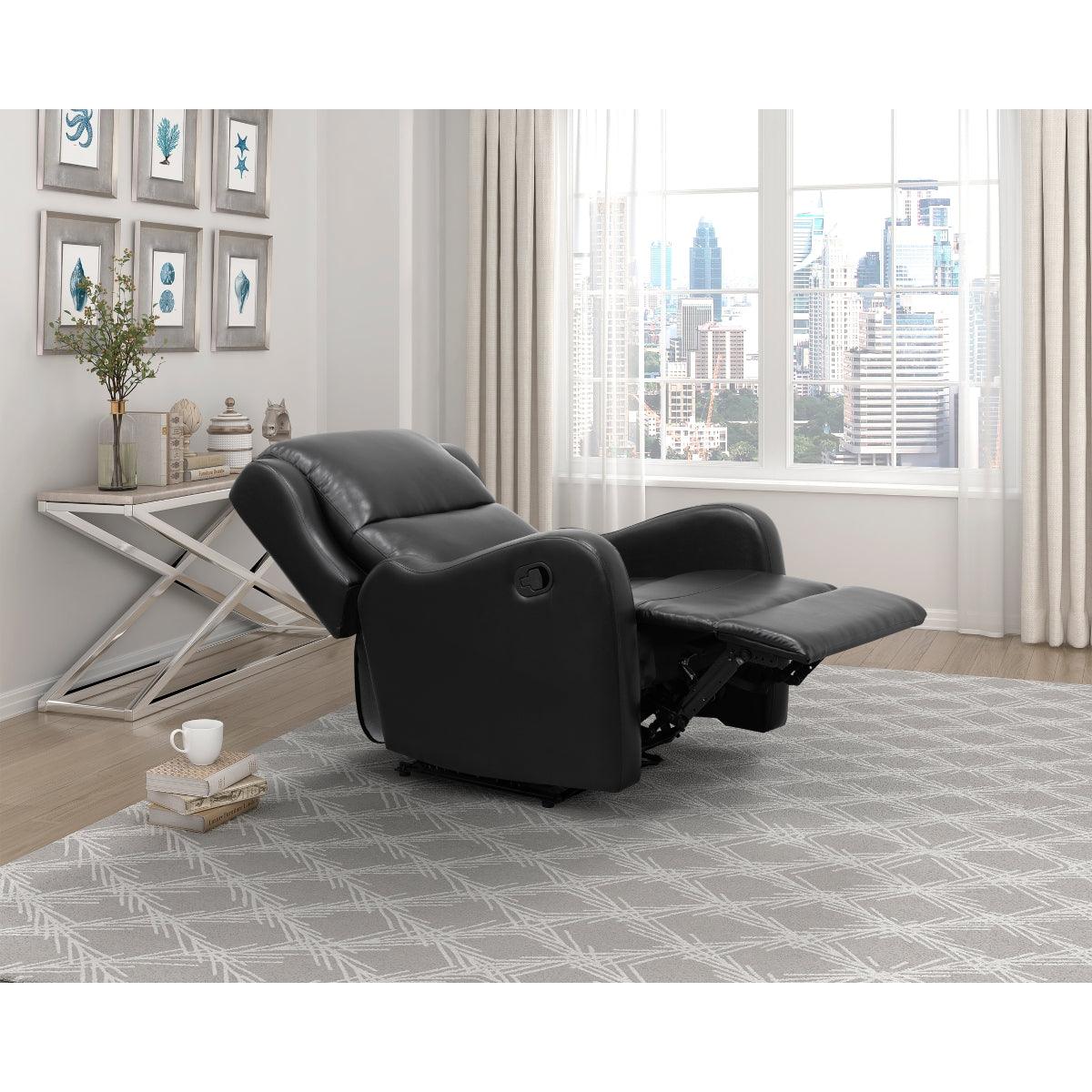 Durant Recliner chair fully reclined position