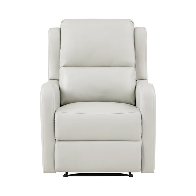 Durant Taupe Recliner Chair angled view