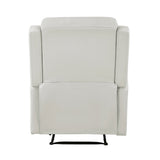Side view of Durant Recliner showing reclining tab