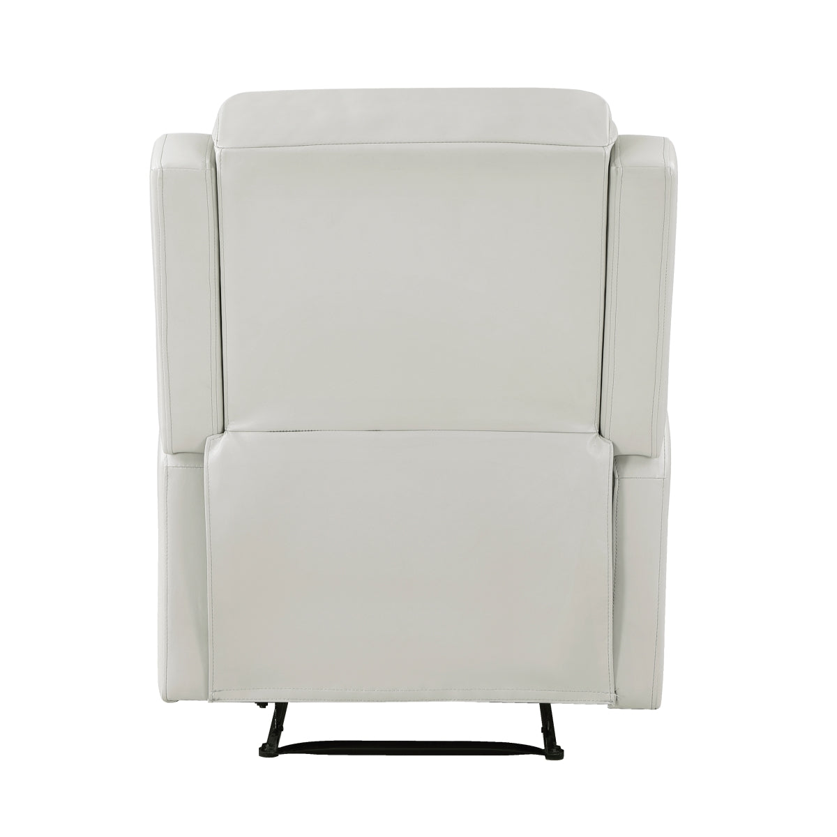 Side view of Durant Recliner showing reclining tab